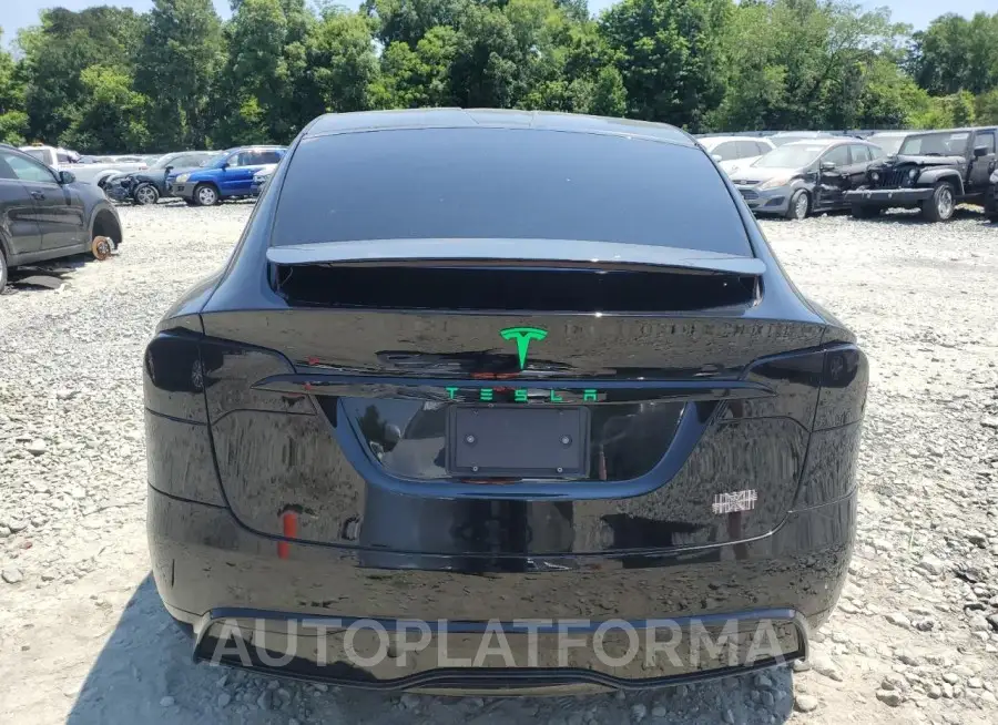 TESLA MODEL X 2022 vin 7SAXCBE65NF342134 from auto auction Copart