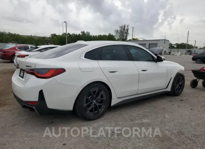 BMW I4 EDRIVE 2023 vin WBY73AW0XPFN60228 from auto auction Copart