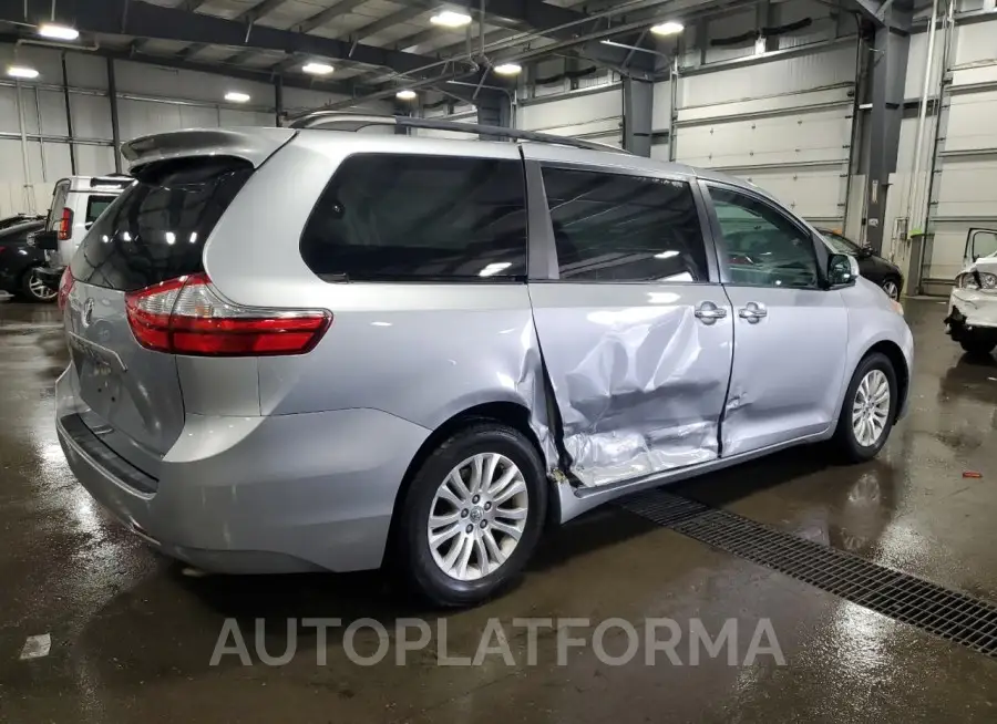 TOYOTA SIENNA XLE 2015 vin 5TDYK3DC6FS597115 from auto auction Copart