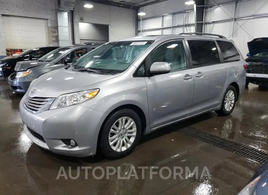 TOYOTA SIENNA XLE 2015 vin 5TDYK3DC6FS597115 from auto auction Copart