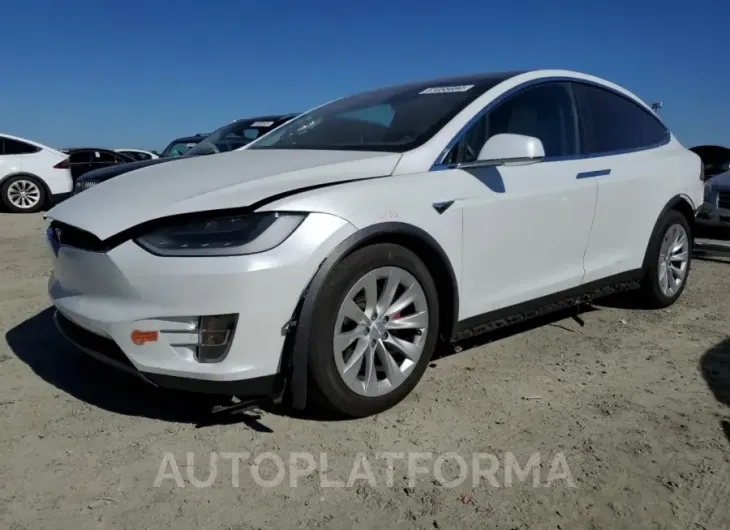 TESLA MODEL X 2019 vin 5YJXCDE4XKF196848 from auto auction Copart