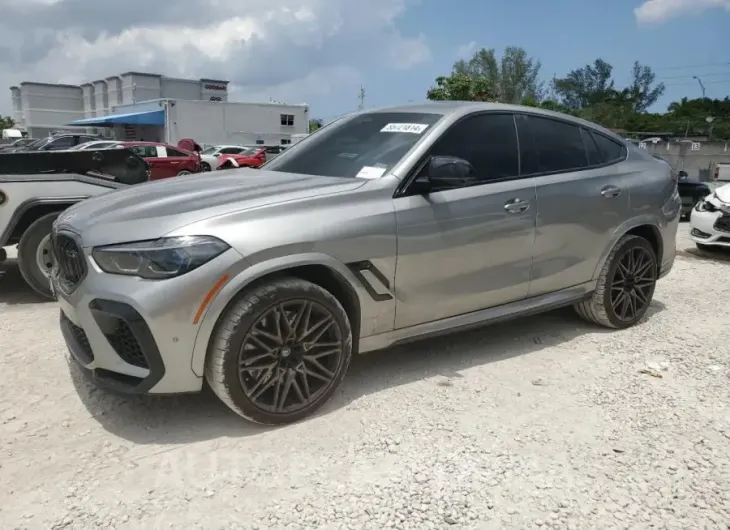 BMW X6 M 2022 vin 5YMCY0C05N9N11313 from auto auction Copart