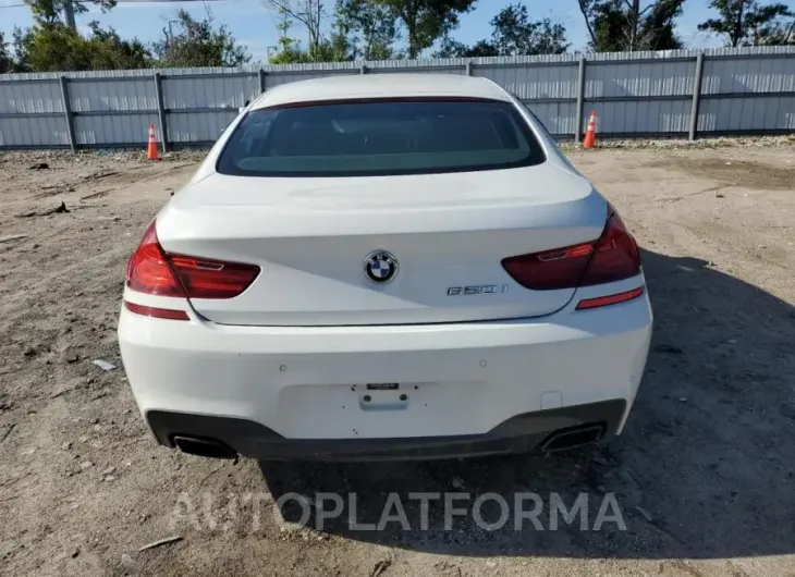 BMW 650 I GRAN 2015 vin WBA6B2C54FGB99559 from auto auction Copart