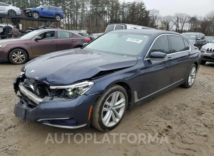 BMW 750 XI 2016 vin WBA7F2C5XGG417169 from auto auction Copart