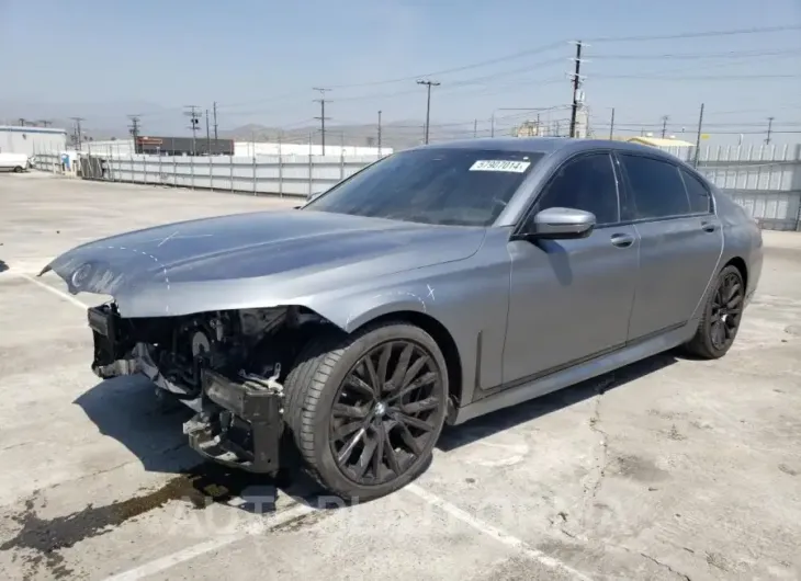 BMW 740 I 2021 vin WBA7T2C03MCF59253 from auto auction Copart