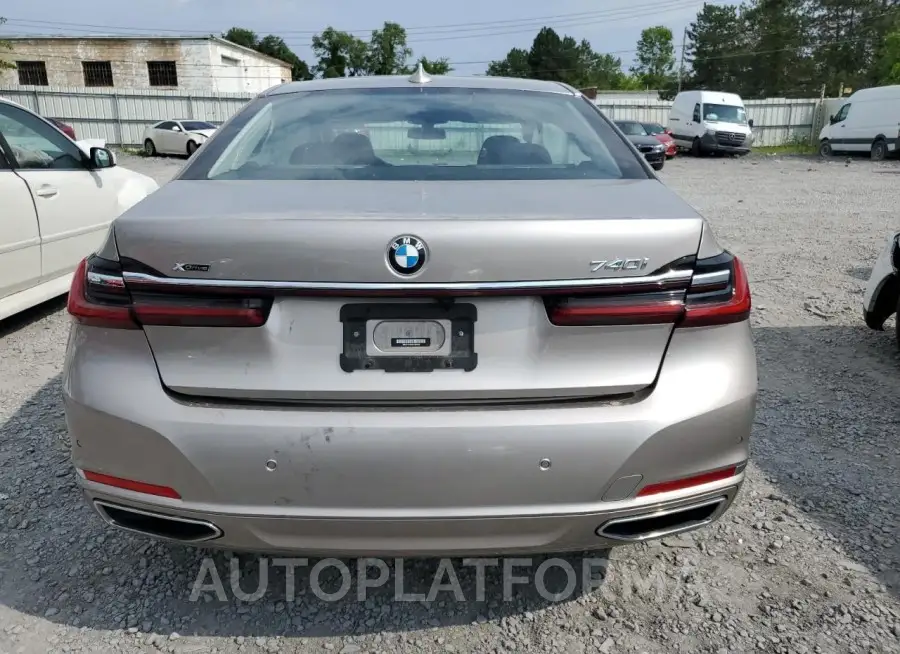 BMW 740 XI 2022 vin WBA7T4C09NCJ04658 from auto auction Copart