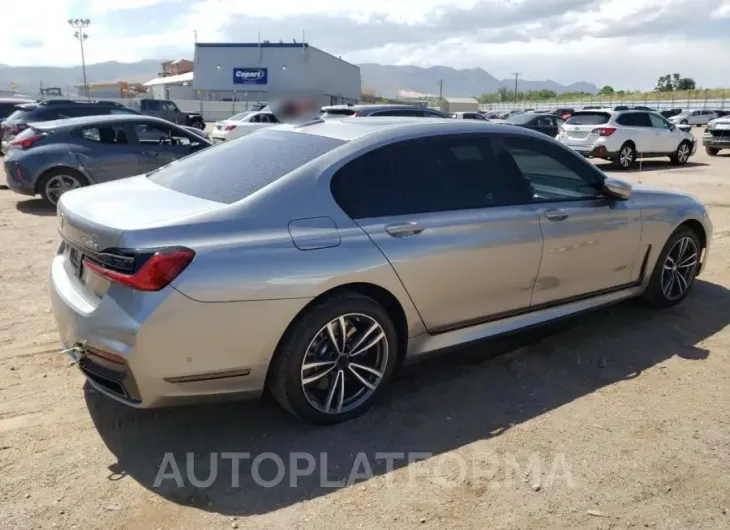 BMW 745XE 2020 vin WBA7W4C01LBM70639 from auto auction Copart