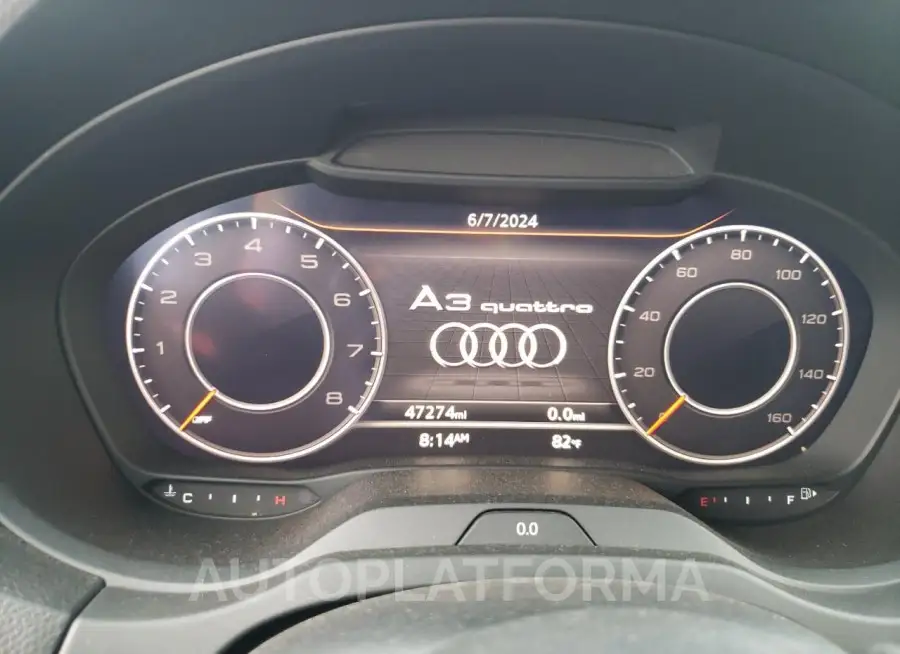 AUDI A3 S-LINE 2020 vin WAUJEGFF9LA006286 from auto auction Copart