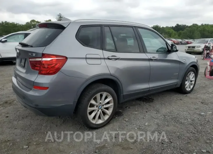 BMW X3 XDRIVE2 2017 vin 5UXWX9C59H0D96928 from auto auction Copart