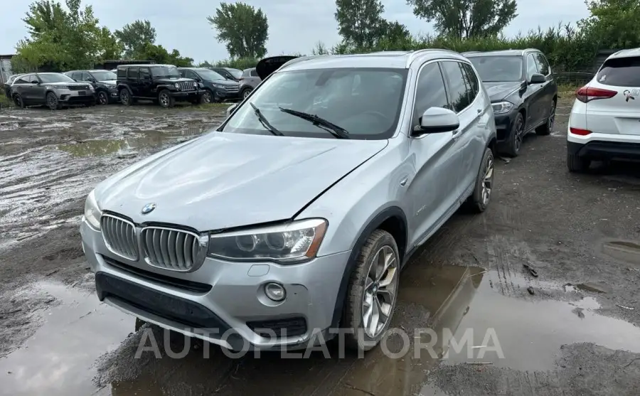 BMW X3 XDRIVE2 2016 vin 5UXWX9C5XG0D75956 from auto auction Copart