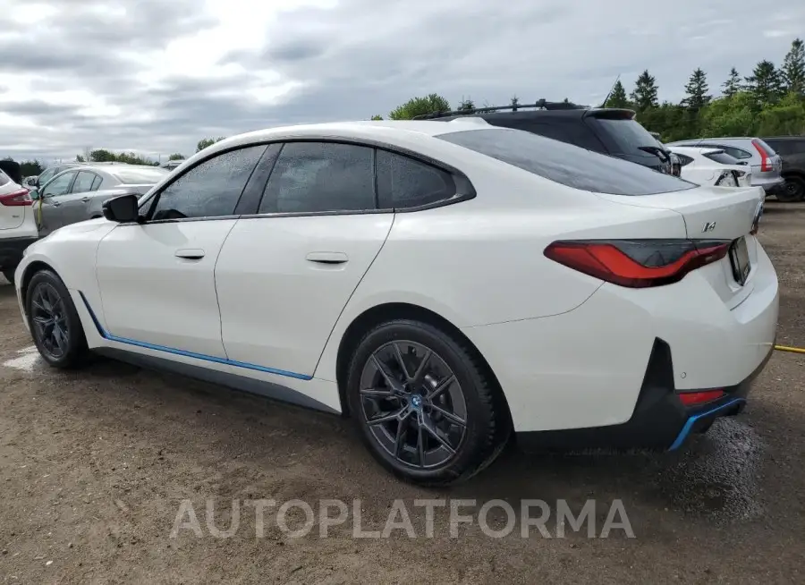 BMW I4 EDRIVE 2023 vin WBY43AW08PFP43596 from auto auction Copart