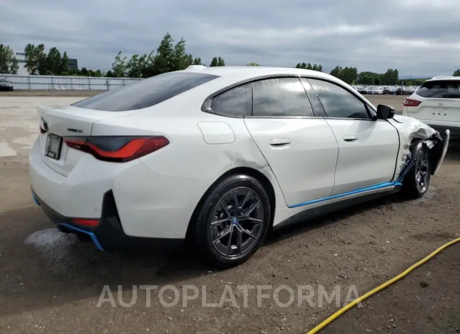 BMW I4 EDRIVE 2023 vin WBY43AW08PFP43596 from auto auction Copart