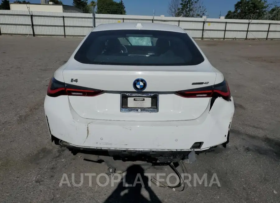 BMW I4 EDRIVE 2022 vin WBY73AW09NFM42460 from auto auction Copart