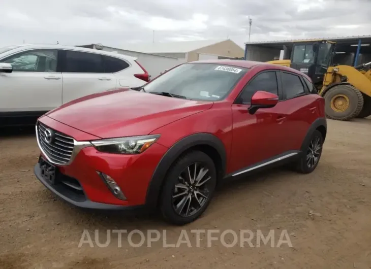 MAZDA CX-3 GRAND 2017 vin JM1DKFD74H0159721 from auto auction Copart