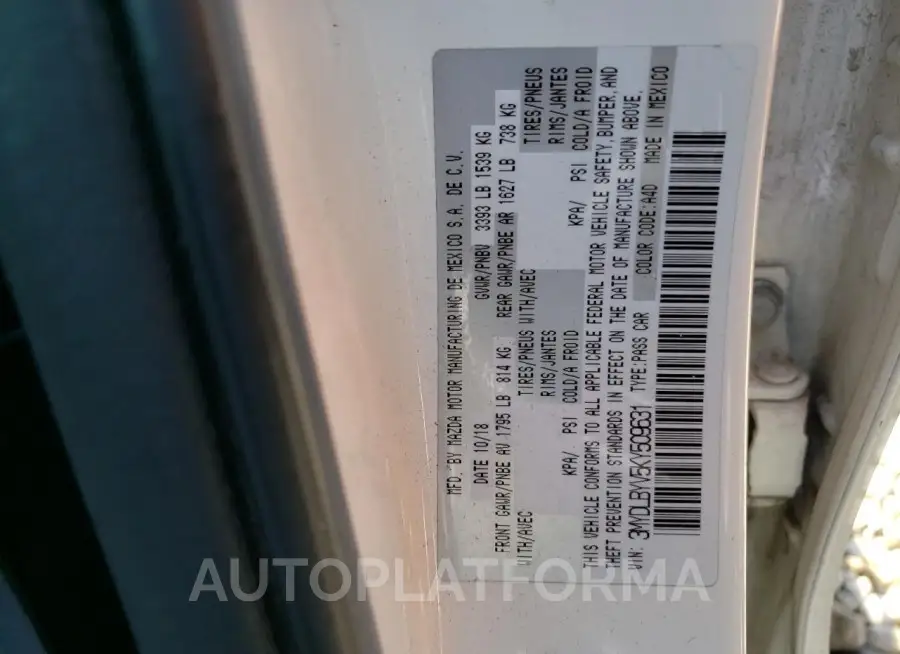 TOYOTA YARIS L 2019 vin 3MYDLBYV5KY509631 from auto auction Copart