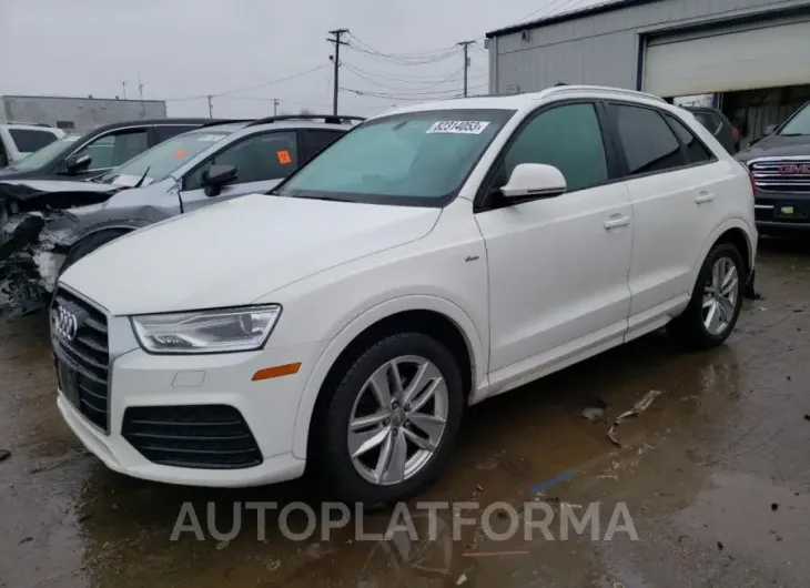 AUDI Q3 PREMIUM 2018 vin WA1ECCFS2JR003951 from auto auction Copart