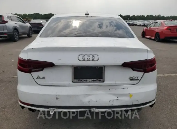 AUDI A4 PREMIUM 2018 vin WAUDNAF47JA018541 from auto auction Copart