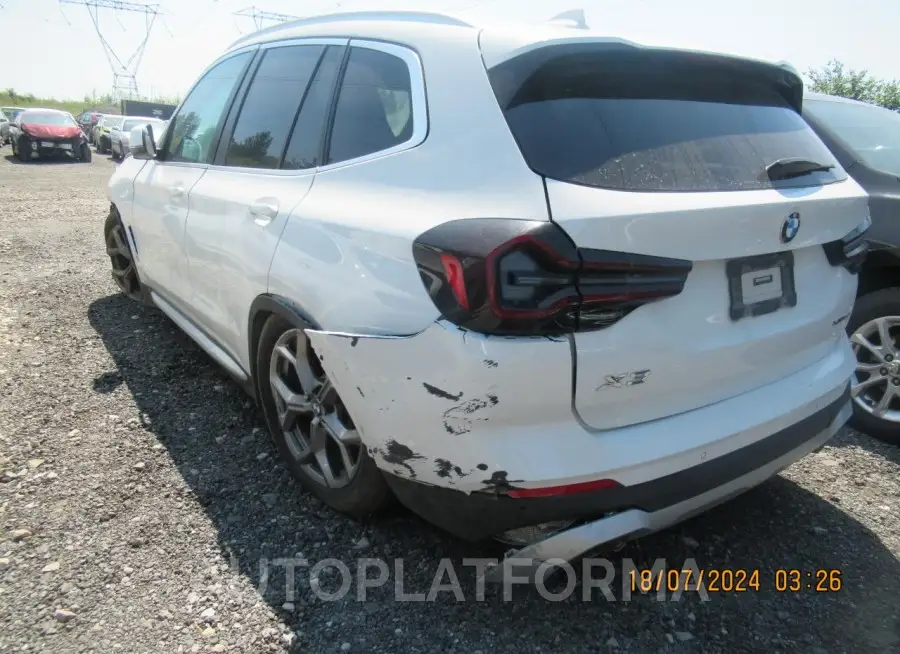 BMW X3 XDRIVE3 2023 vin 5UX53DP0XP9R40742 from auto auction Copart