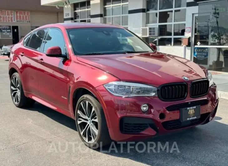 BMW X6 XDRIVE5 2019 vin 5UXKU6C53KLP60611 from auto auction Copart