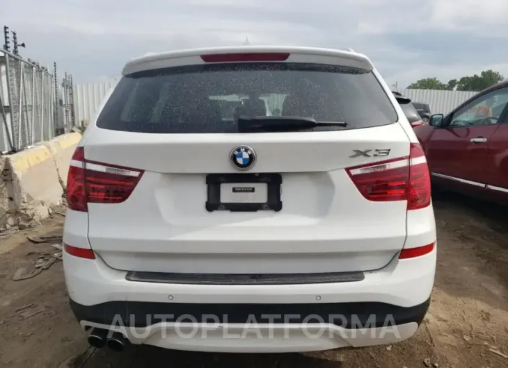 BMW X3 XDRIVE2 2016 vin 5UXWX9C50G0D62908 from auto auction Copart