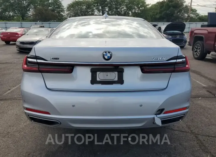 BMW 740 XI 2020 vin WBA7T4C0XLCD24293 from auto auction Copart