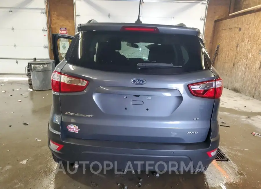 FORD ECOSPORT S 2020 vin MAJ6S3GL7LC336050 from auto auction Copart