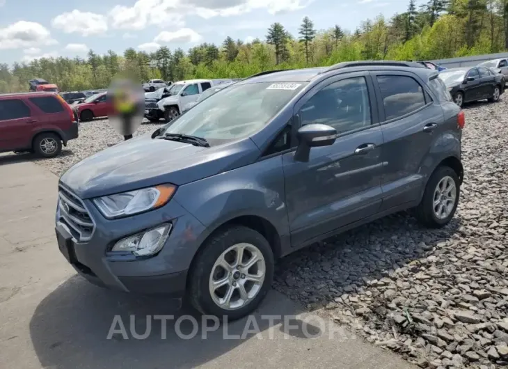 FORD ECOSPORT S 2019 vin MAJ6S3GL9KC255971 from auto auction Copart