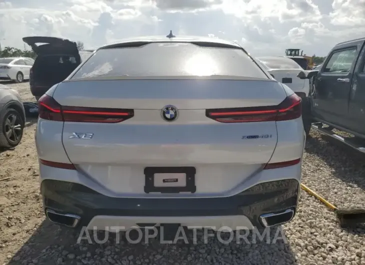 BMW X6 XDRIVE4 2022 vin 5UXCY6C02N9J12482 from auto auction Copart