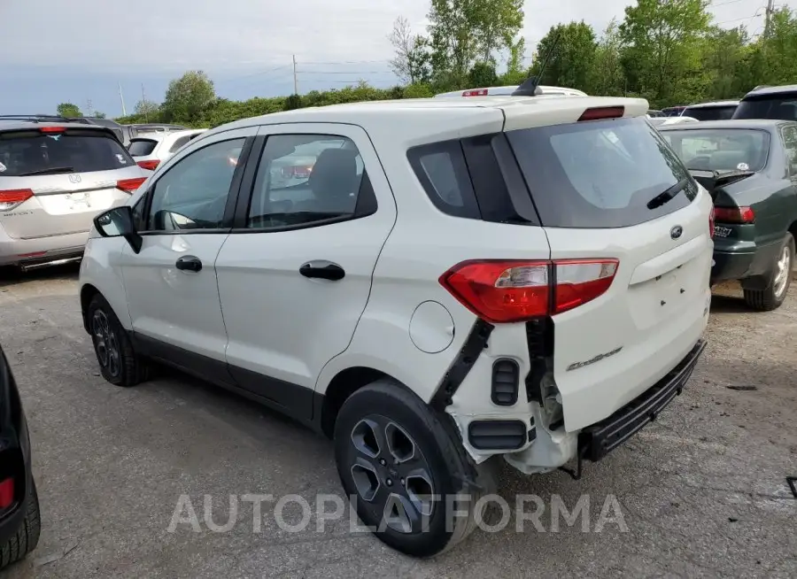 FORD ECOSPORT S 2020 vin MAJ3S2FE6LC377334 from auto auction Copart