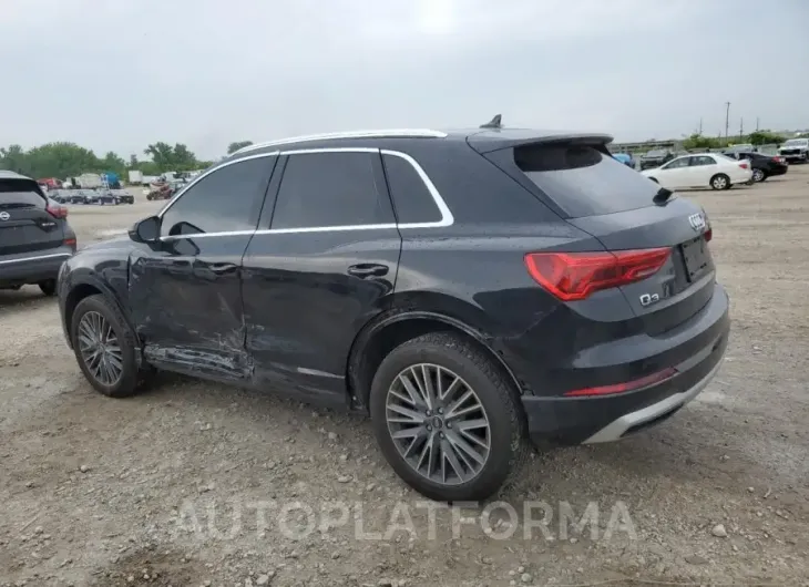 AUDI Q3 PREMIUM 2022 vin WA1AUCF37N1002061 from auto auction Copart