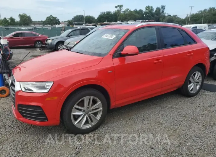 AUDI Q3 PREMIUM 2018 vin WA1BCCFS3JR011186 from auto auction Copart