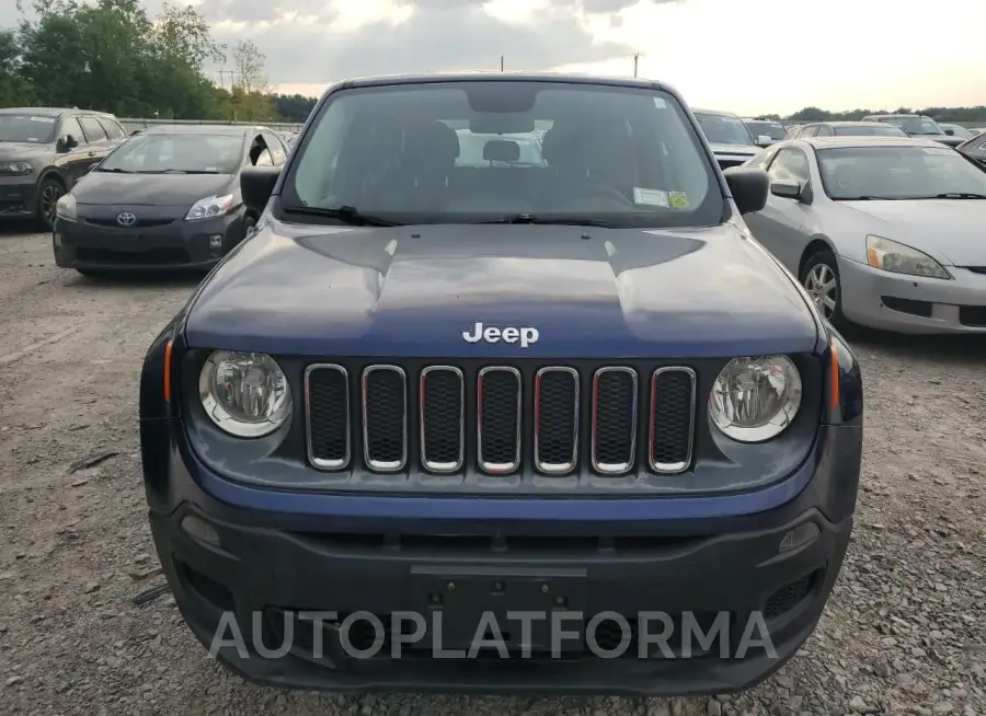 JEEP RENEGADE S 2016 vin ZACCJBAW1GPC82808 from auto auction Copart