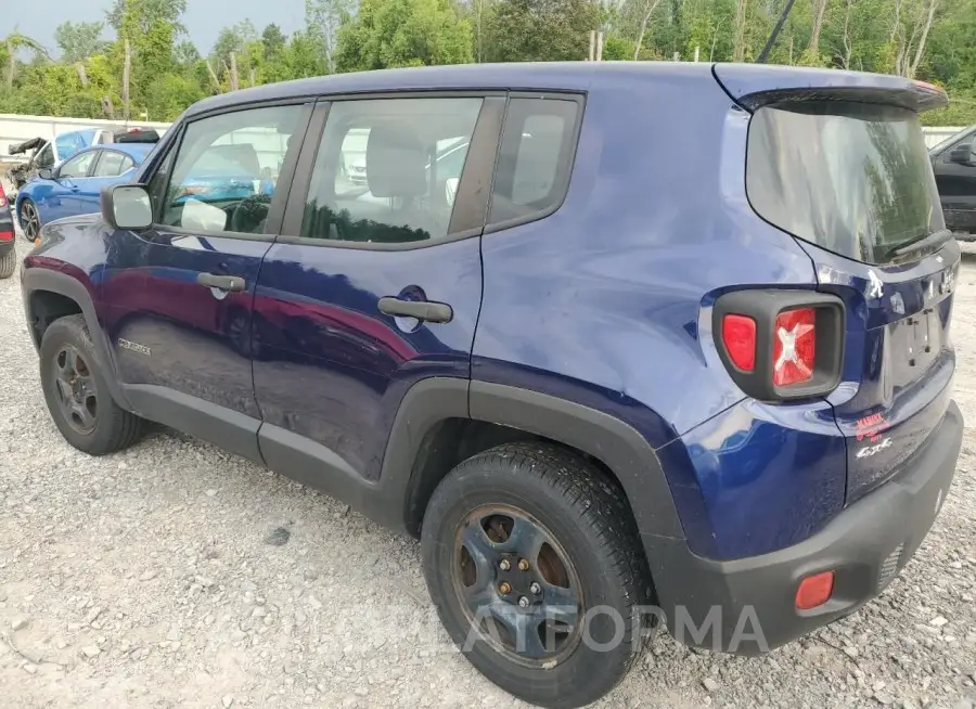 JEEP RENEGADE S 2016 vin ZACCJBAW1GPC82808 from auto auction Copart