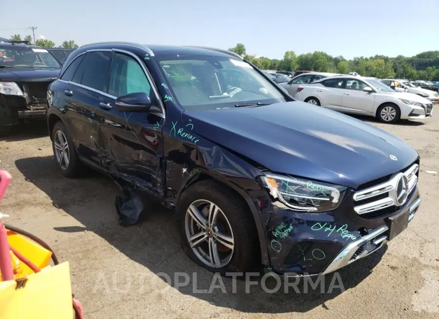 MERCEDES-BENZ GLC 300 4M 2021 vin W1N0G8EB8MF884639 from auto auction Copart