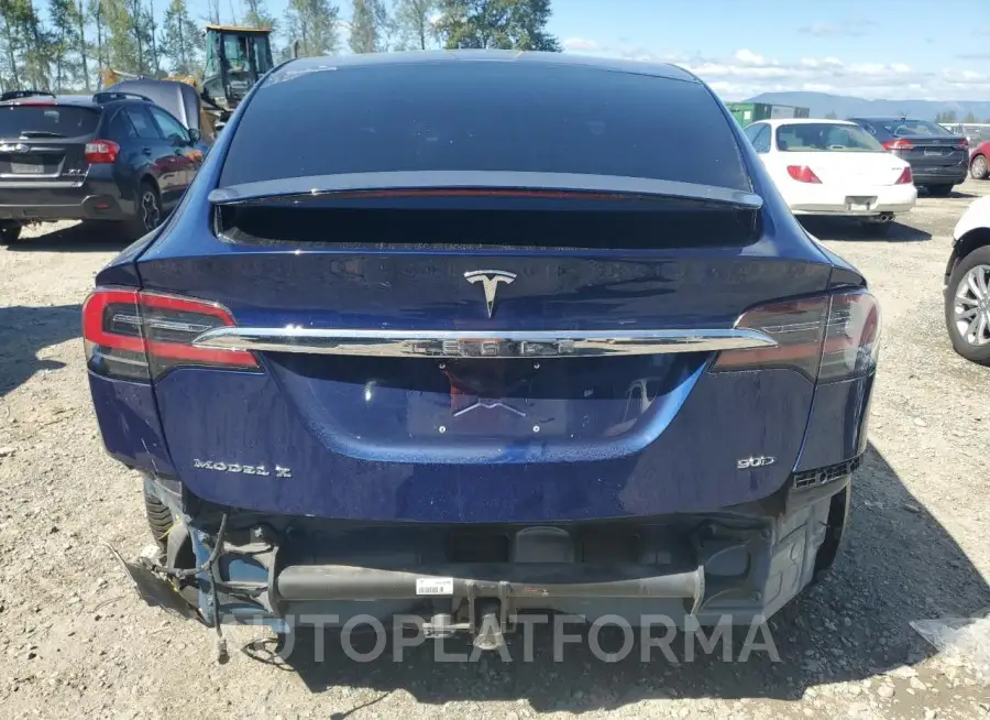 TESLA MODEL X 2017 vin 5YJXCDE21HF038163 from auto auction Copart