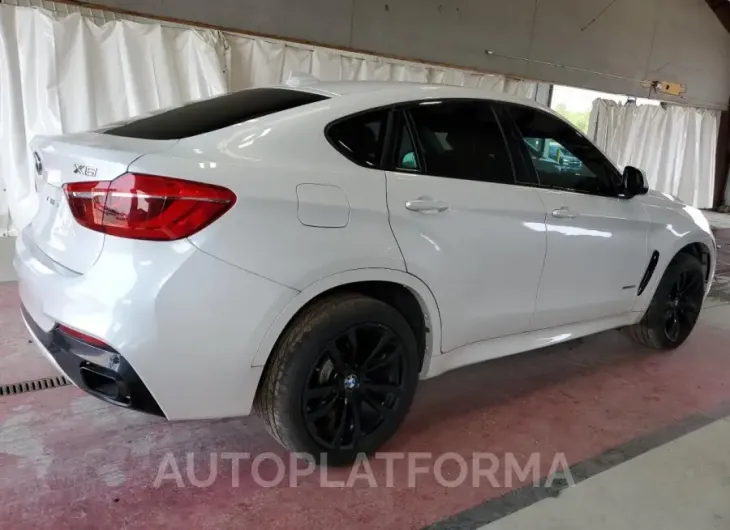 BMW X6 XDRIVE5 2016 vin 5UXKU6C52GXR33818 from auto auction Copart