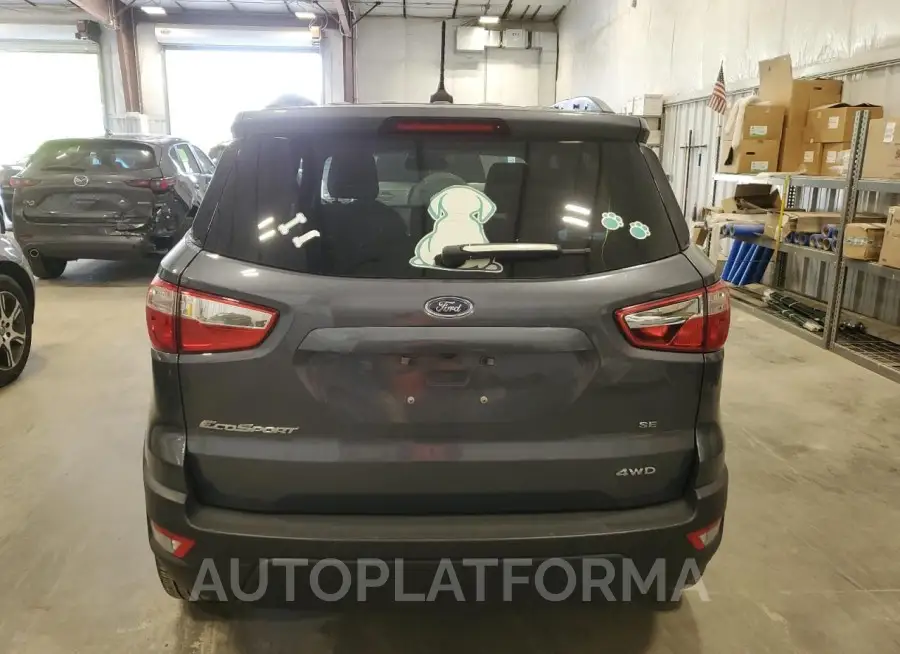 FORD ECOSPORT S 2020 vin MAJ6S3GL1LC337484 from auto auction Copart