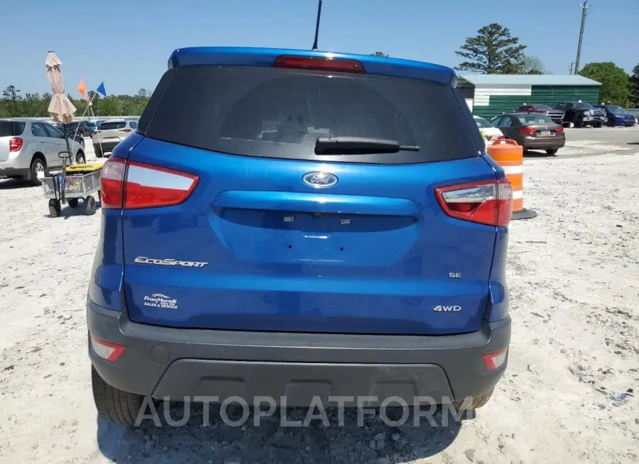 FORD ECOSPORT S 2019 vin MAJ6S3GL3KC285466 from auto auction Copart