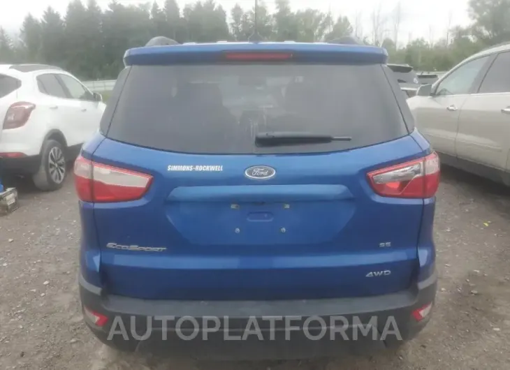 FORD ECOSPORT S 2019 vin MAJ6S3GL5KC305877 from auto auction Copart