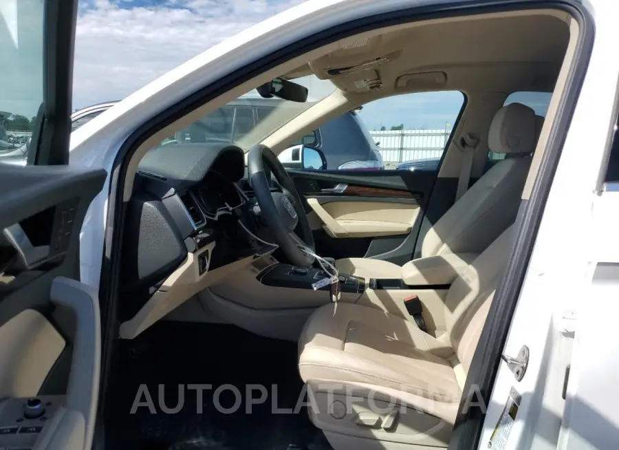 AUDI Q5 PREMIUM 2019 vin WA1ANAFY5K2097884 from auto auction Copart