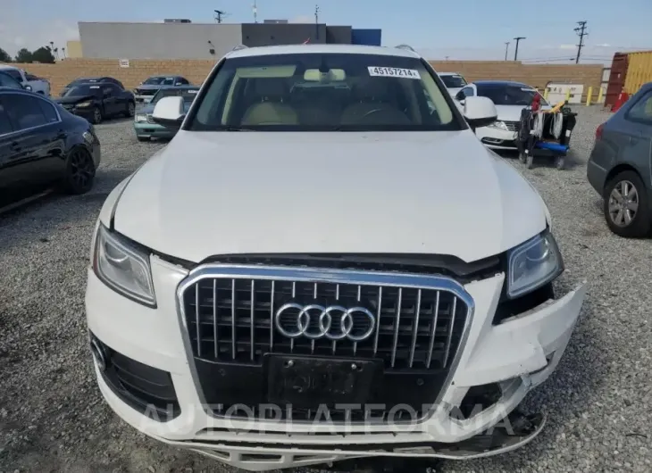 AUDI Q5 PREMIUM 2017 vin WA1L2AFPXHA058053 from auto auction Copart