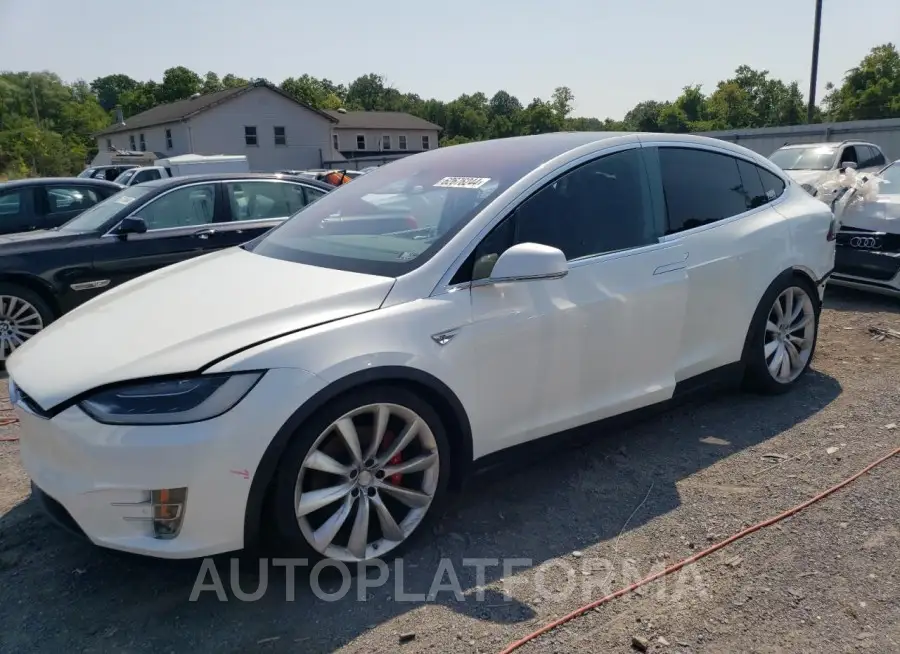 TESLA MODEL X 2016 vin 5YJXCBE40GF011296 from auto auction Copart