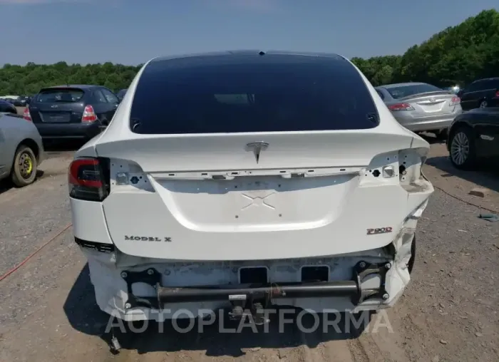 TESLA MODEL X 2016 vin 5YJXCBE40GF011296 from auto auction Copart