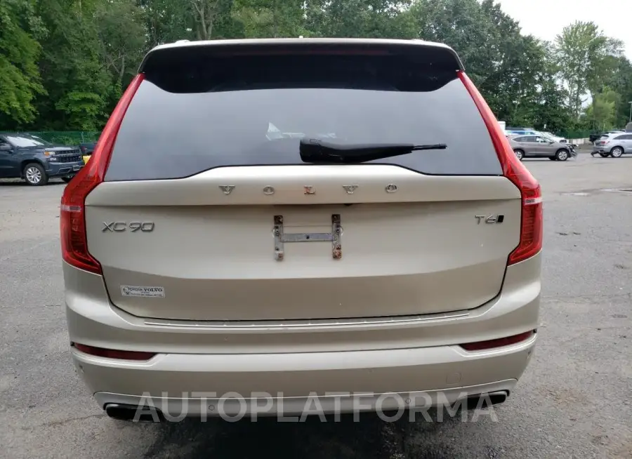 VOLVO XC90 T6 2016 vin YV4A22PK0G1000860 from auto auction Copart