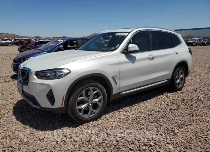 BMW X3 SDRIVE3 2022 vin 5UX43DP03N9N17221 from auto auction Copart