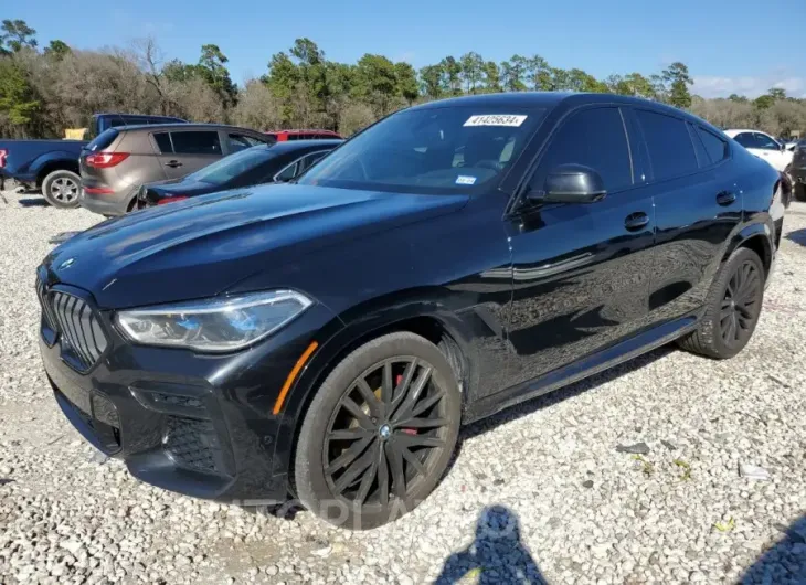 BMW X6 XDRIVE4 2022 vin 5UXCY6C03N9L54648 from auto auction Copart