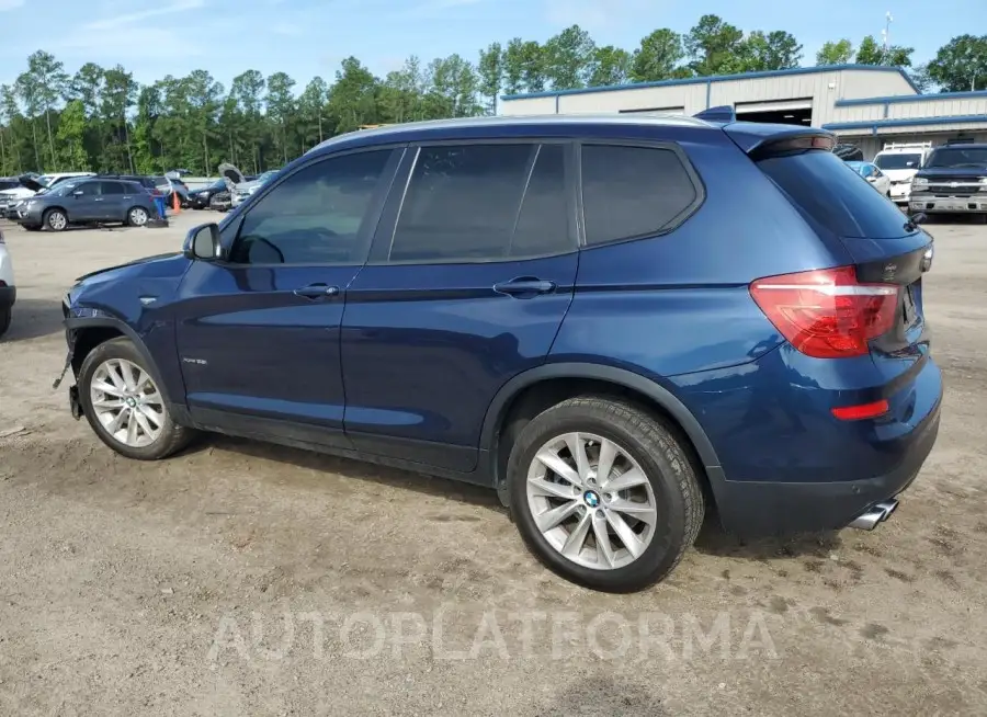 BMW X3 XDRIVE2 2016 vin 5UXWX9C59G0D88424 from auto auction Copart