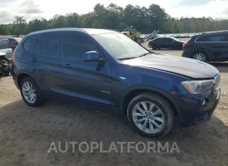 BMW X3 XDRIVE2 2016 vin 5UXWX9C59G0D88424 from auto auction Copart