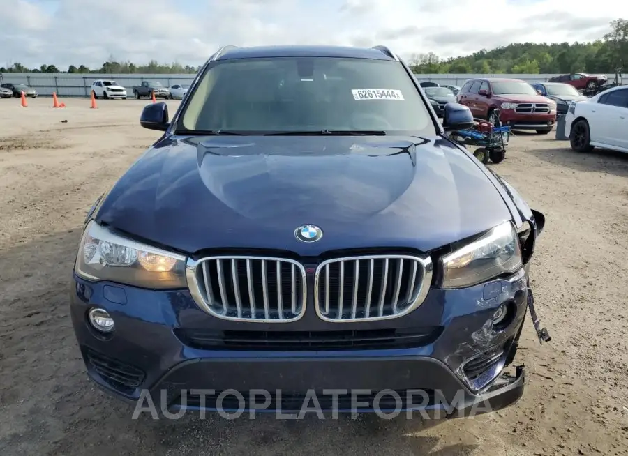 BMW X3 XDRIVE2 2016 vin 5UXWX9C59G0D88424 from auto auction Copart