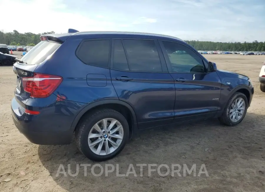 BMW X3 XDRIVE2 2016 vin 5UXWX9C59G0D88424 from auto auction Copart